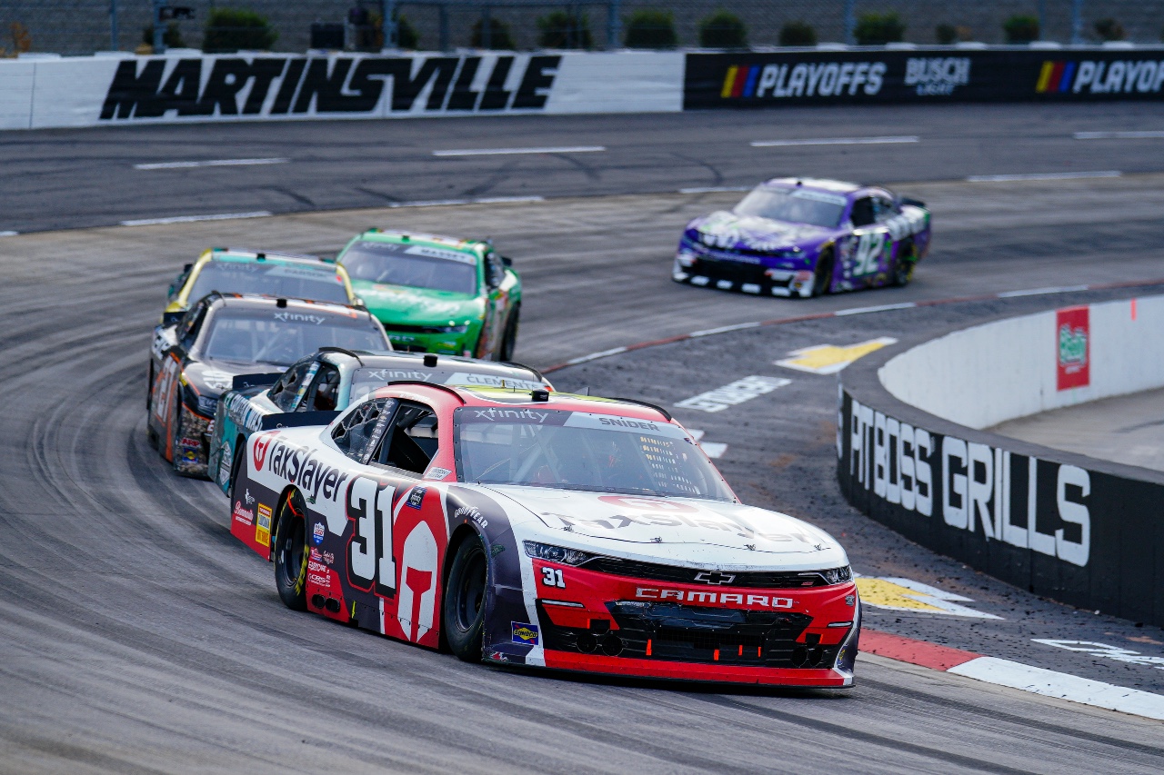 14th for Snider in the TaxSlayer Chevrolet at Martinsville