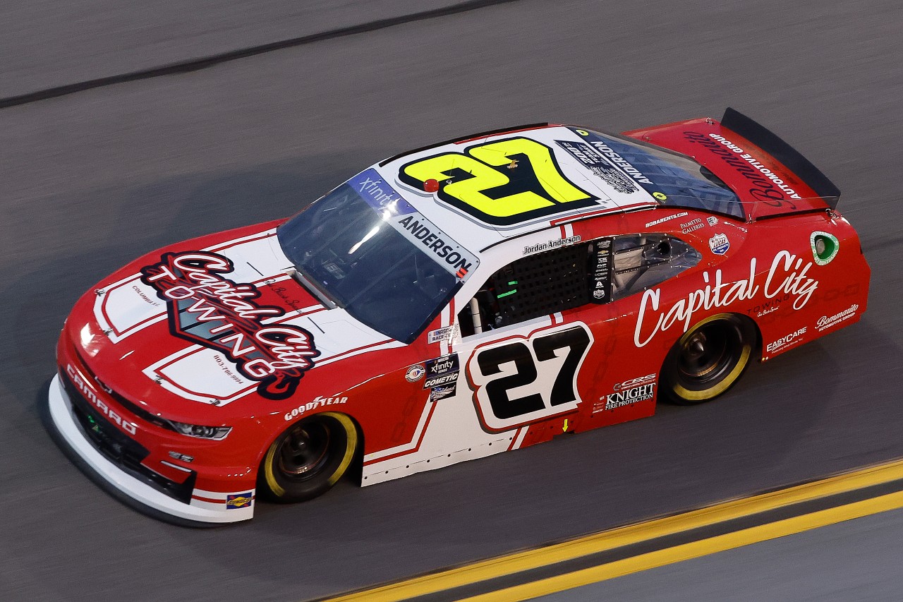 Anderson drives to a 15th Place Finish in Return to Racing at Daytona